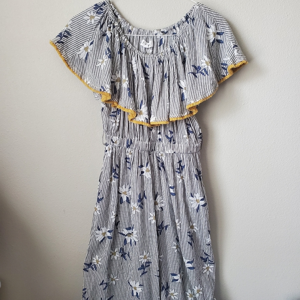 THML Floral Off-Shoulder Jumpsuit - Picture 3 of 5